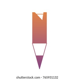 pencil utensil icon