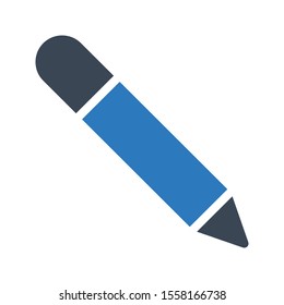 pencil vector glyph colour icon