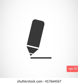 Pencil vector icon 10 EPS
