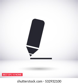 Pencil vector icon 10 EPS