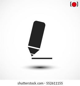Pencil vector icon 10 EPS