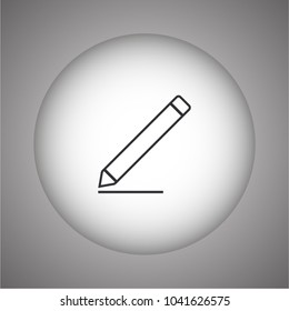 pencil  Vector icon