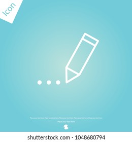 pencil vector icon