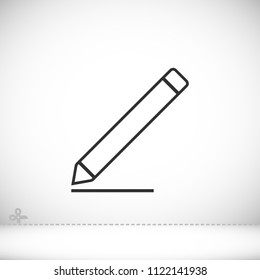pencil  Vector icon