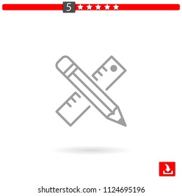 pencil vector icon