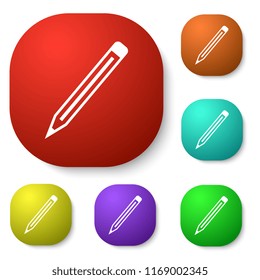 pencil vector icon 