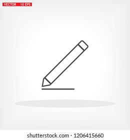 pencil  Vector icon