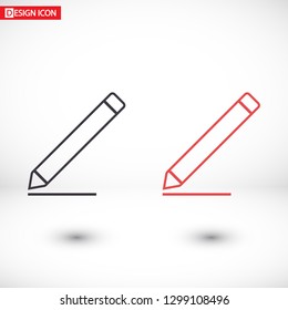 pencil  Vector icon