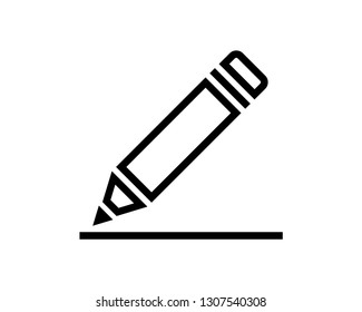 pencil vector icon