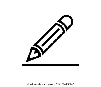 pencil vector icon