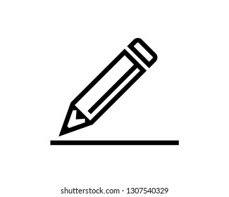 pencil vector icon