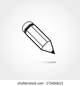 Pencil vector icon