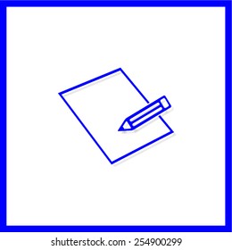 Pencil vector icon