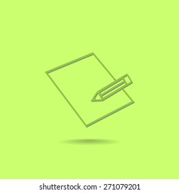 Pencil vector icon
