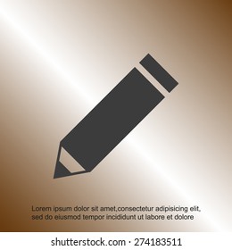 Pencil vector icon