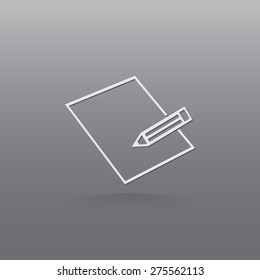 Pencil vector icon