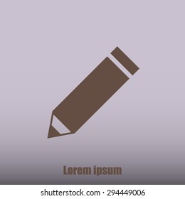 Pencil vector icon 
