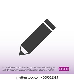 Pencil vector icon