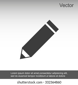 Pencil vector icon