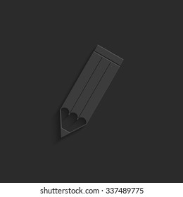 pencil - vector icon