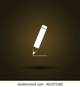 Pencil vector icon