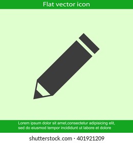 Pencil vector icon