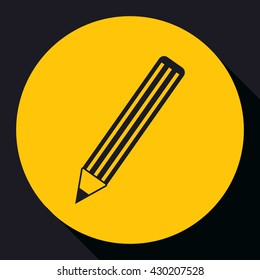 Pencil vector icon.