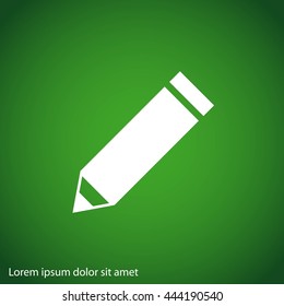 Pencil vector icon

