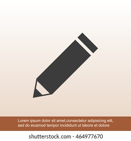 Pencil vector icon