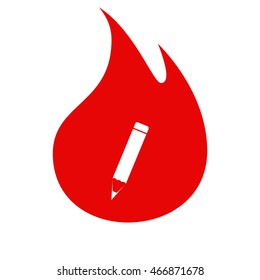 Pencil vector icon