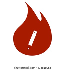 Pencil vector icon