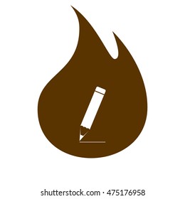 Pencil vector icon