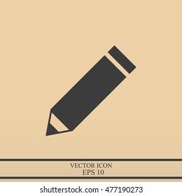 Pencil vector icon