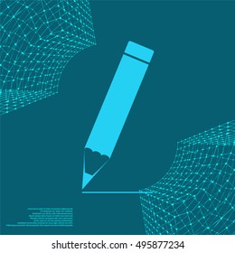 Pencil vector icon