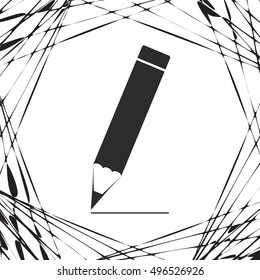 Pencil vector icon