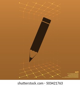 Pencil vector icon