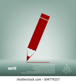 Pencil vector icon