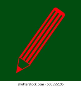 Pencil vector icon.