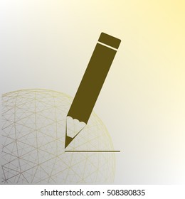 Pencil vector icon