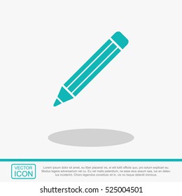 Pencil vector icon.
