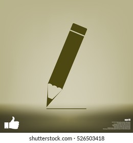Pencil vector icon