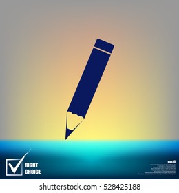 Pencil vector icon