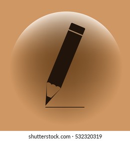 Pencil vector icon