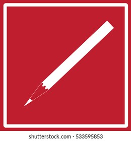 Pencil vector icon