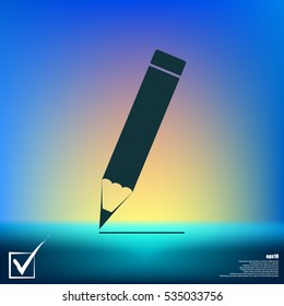 Pencil vector icon