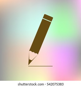 Pencil vector icon