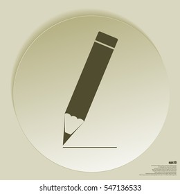 Pencil vector icon