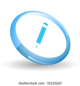 Pencil. Vector icon.
