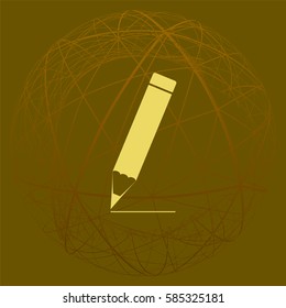 Pencil vector icon