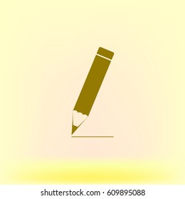 Pencil vector icon